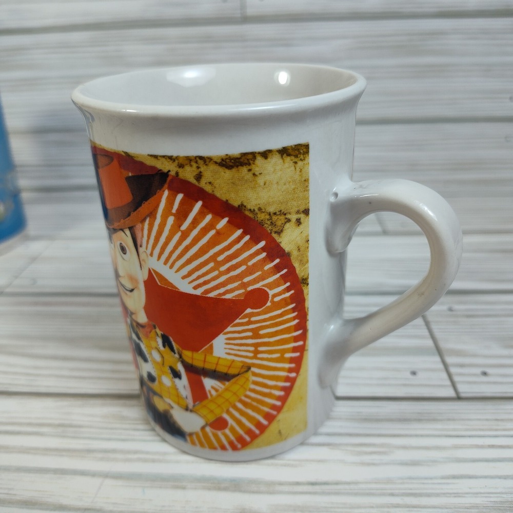 Disney Pixar Toy Story Woody & Buzz Lightyear Ceramic Coffe Cups Mug 2010 - Picture 2 of 16